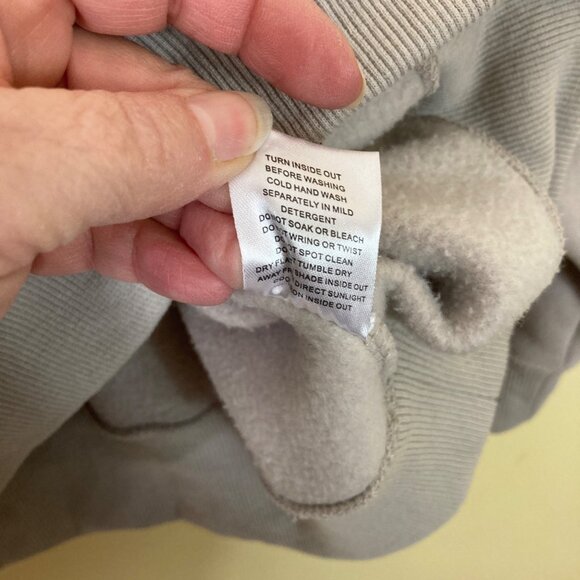 White Fox Archive 6.0 Oversized Sweatshirt Gray Blue M/L Cotton Blend Oversized - Picture 9 of 9